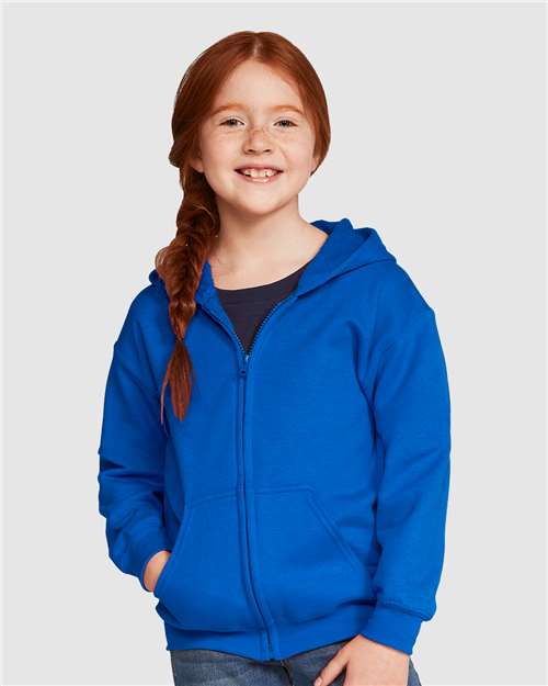 Gildan - Heavy Blend™ Youth Full-Zip Hooded Sweatshirt - 18600B