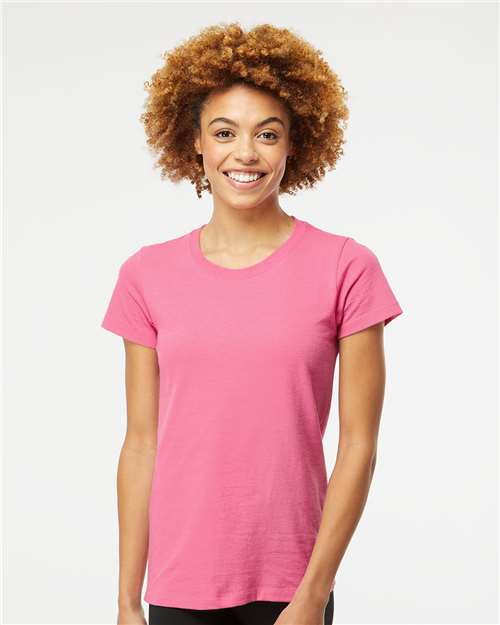 M&O - Women's Gold Soft Touch T-Shirt - 4810